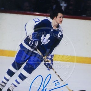 Darryl Sittler Signed Toronto Maple Leafs VS Dryden 8X10 Photo