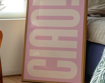 CIAO! Print Pink / Digital Download