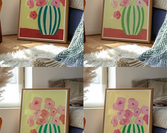 Floral Painting Print / Digital Download