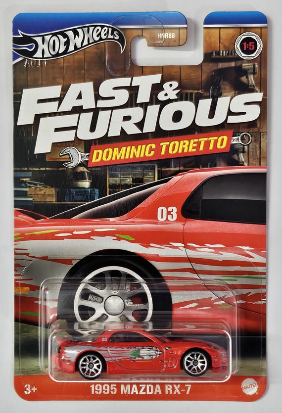Fast and Furious Dominic Toronto 95 Mazda Rx7 - Etsy Canada