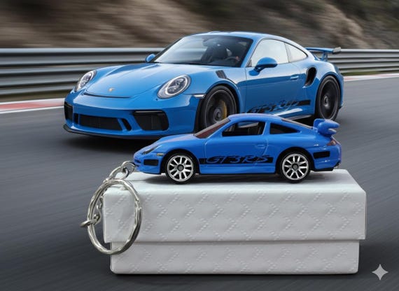 Porsche キーホルダーセット Fast and Furious Porsche 911 Gt3 Rs Keyring Gift Pack Free Boxed