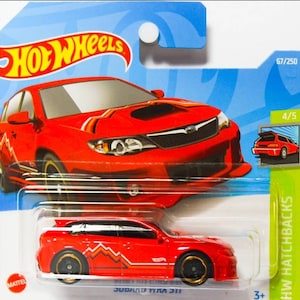 Hotwheels subaru wrx sti