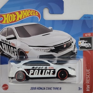 Hotwheels honda civic type r Polizei