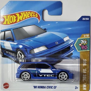 hotwheels 90 honda civic ef