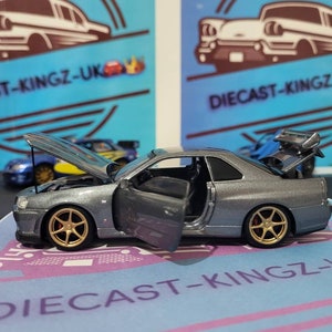 Nissan skyline gtr34 escala 1:32