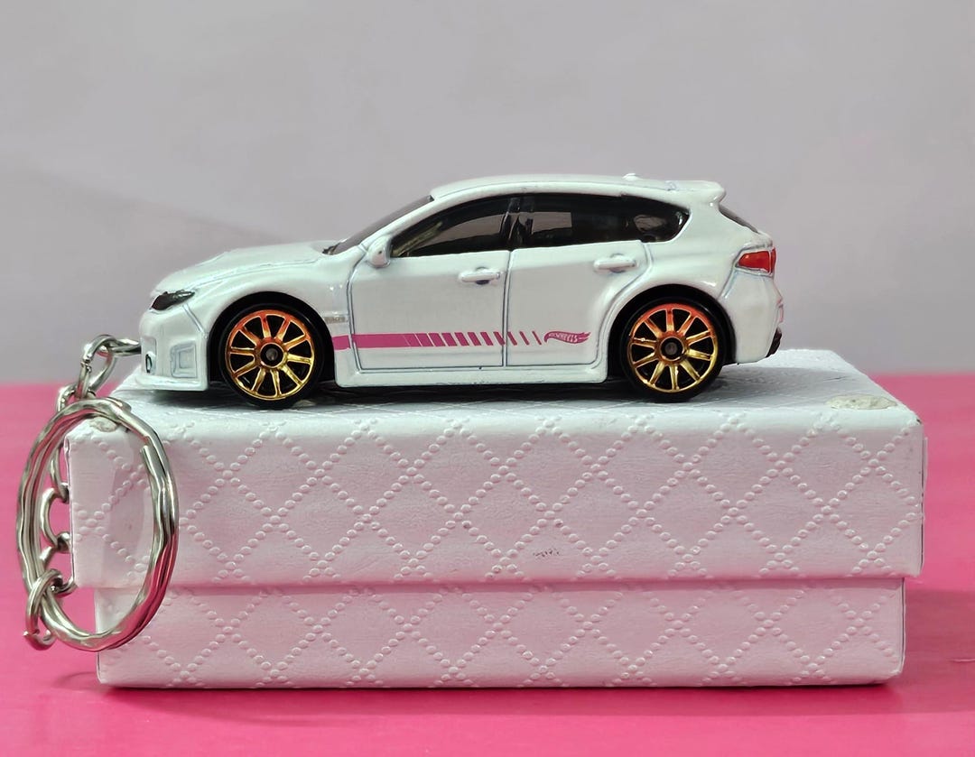 Subaru Rally Key Ring Subaru Wrx Sti Keyring- White - Etsy