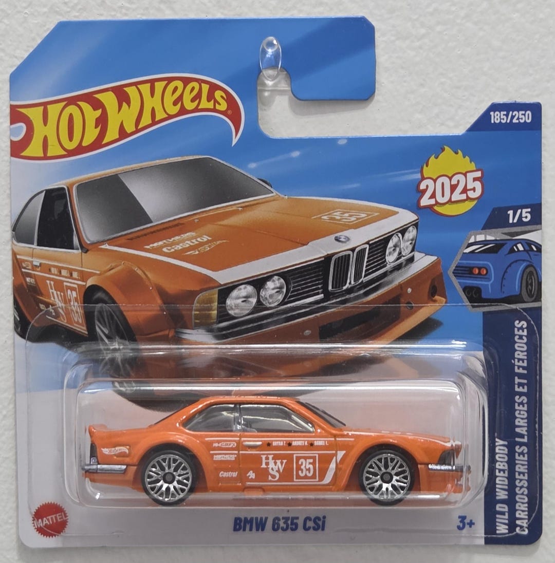 Hotwheels BMW 635csi Orange - Etsy