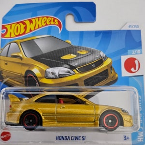 Buy Hot Wheels Honda Civic 1999 Civic Si Gold With Real Rider Swap ...