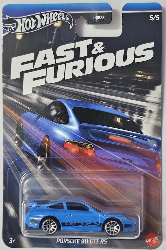 ポルシェ　911　Fast&Furious　GT3 RS　ホットウィール　２ Hot Wheels - Porsche 911 GT3 RS - Fast & Furious 5/5 [Blue
