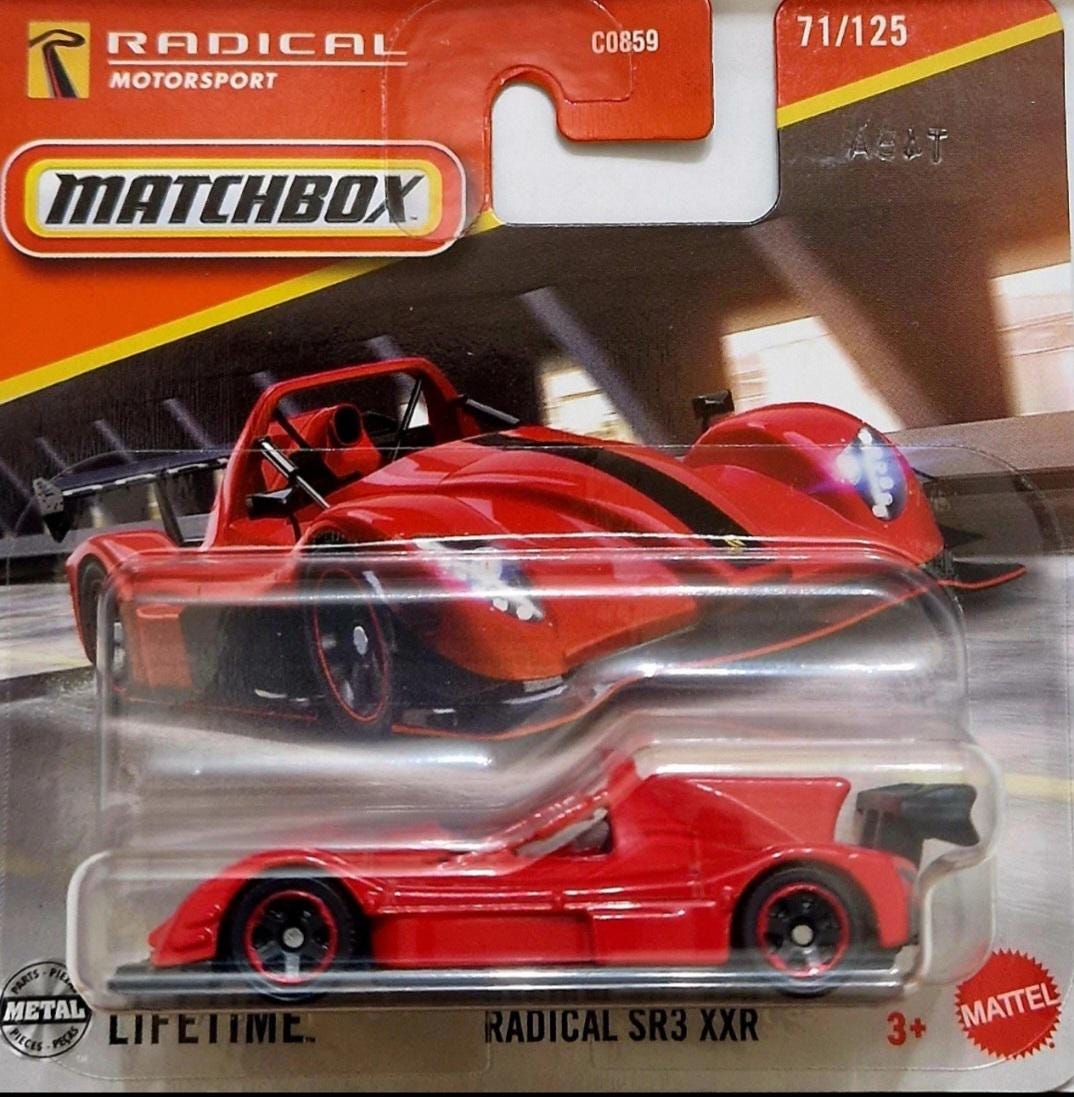 Matchbox Radical Sr3 Xxr - Etsy
