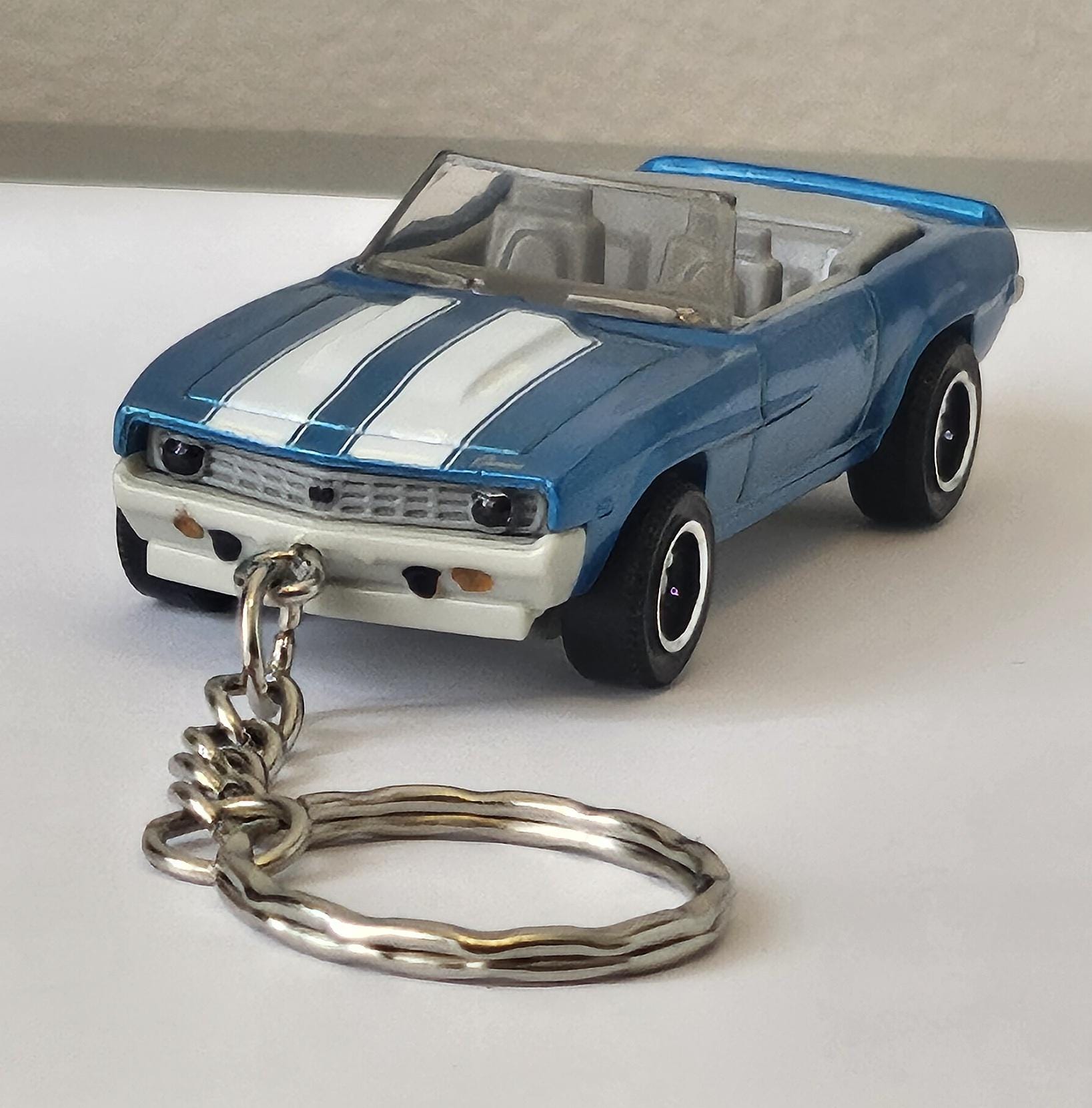 Portachiavi In Pelle Per Auto Con Cacciavite – Regalo Per Proprietari Di Chevy Camaro SS – Accessori In Metallo E Pelle
