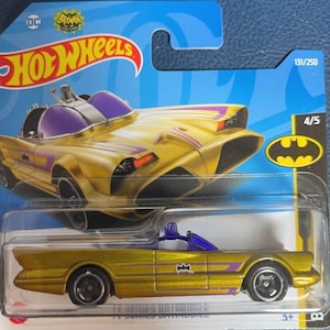 Hotwheels tv series batmobile gold