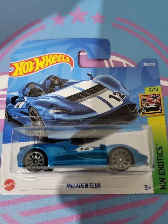 Hotwheels Mclaren Elva Blue - Etsy Canada