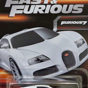Hotwheels Fast and Furious 7 Bugatti Veyron - Etsy