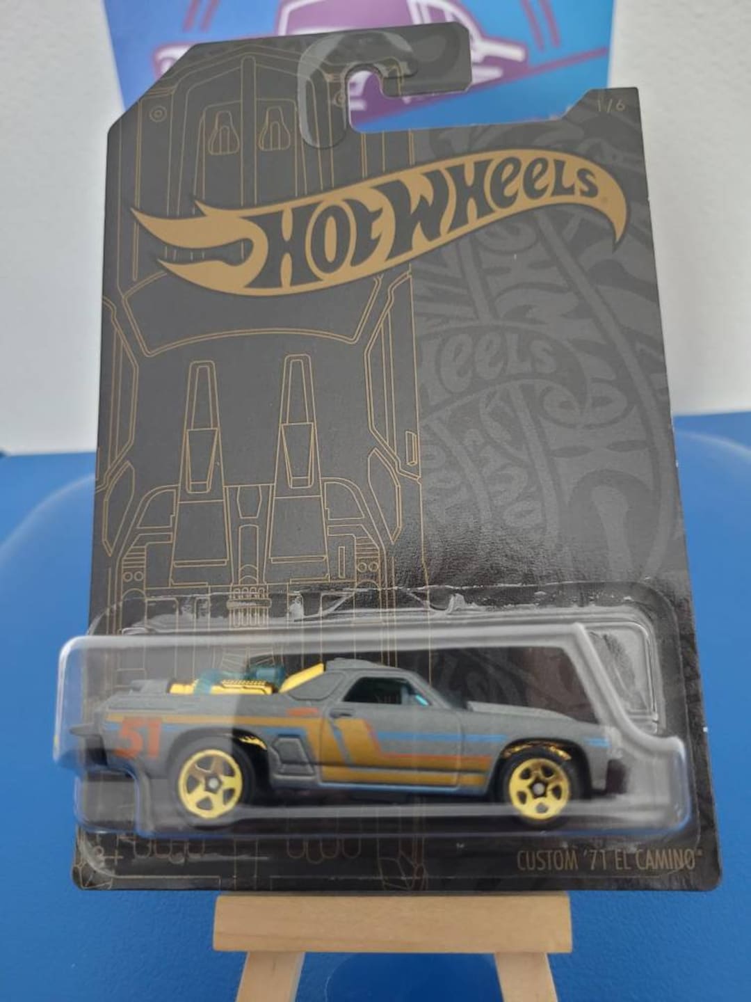 Hotwheels 51st Anniversary Custom 71 El Camino Cracked Blister - Etsy