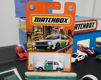 Matchbox 1976 volkswagen golf mk1 polizei