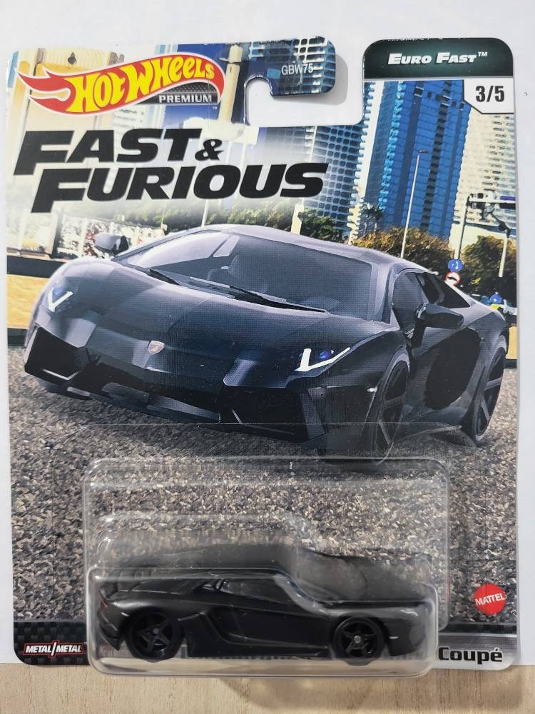 Hot Wheels Premium Fast & Furious Euro Fast Lamborghini Aventador Coupe 