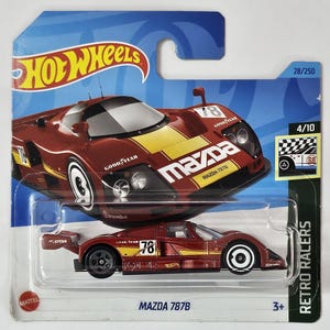 hotwheels mazda 787B red