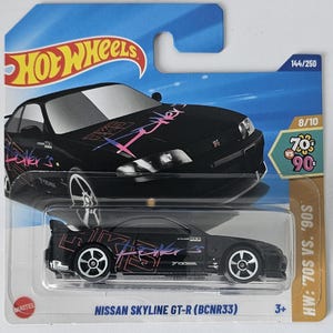 Hotwheels nissan skyline gtr bcnr33