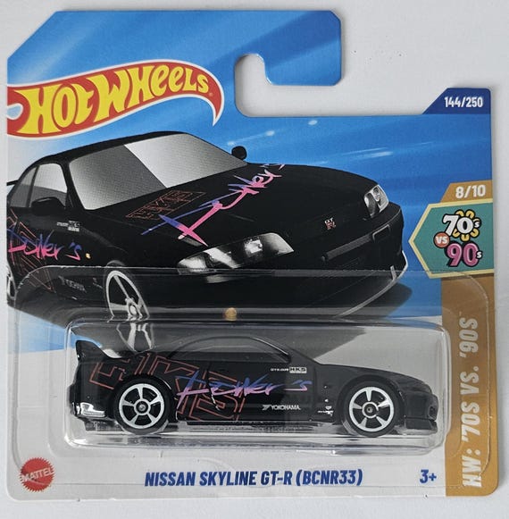 ミニカー Hot Wheels NISSAN SKYLINE GT-R (BCNR33) Hot Wheels ホットウィール NISSAN SKYLINE GT-R (BCNR33) -MRD- KRAZY