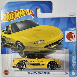 Hotwheels 91 mazda mx5 miata