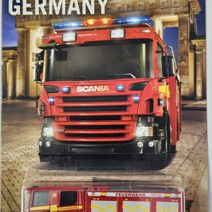 Matchbox Scania P360 fire truck