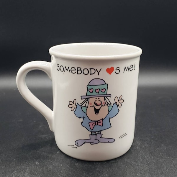 Hallmark Mug Mates I Love Somebody/Somebody Loves Me Coffee Mug