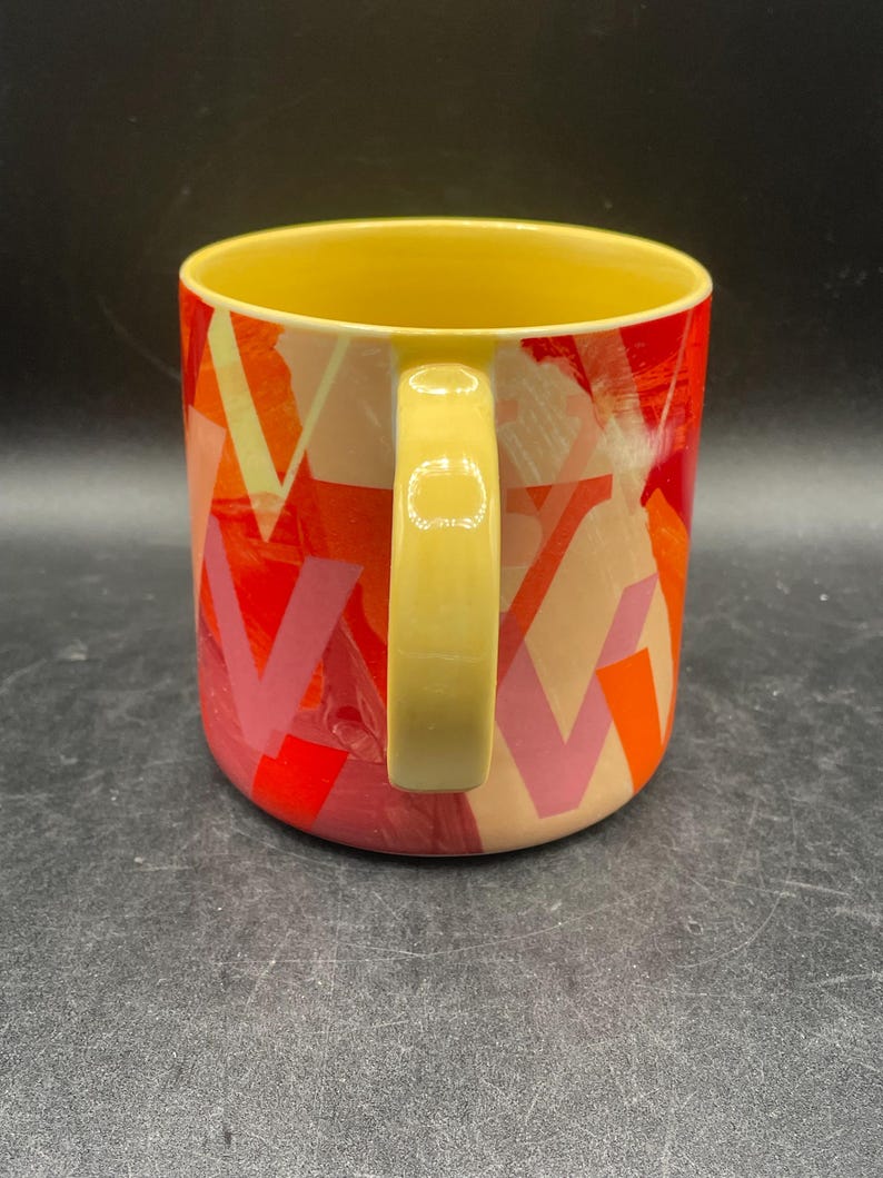 Love Mug by Anthropologie "V" Style Large Coffee/Mug/ Tea bild 2
