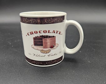 Sakura/Oneida "Chocolate Velvet Cake" Stoneware Angela Staehling Sweets  Discontinued Coffee/Tea Mug