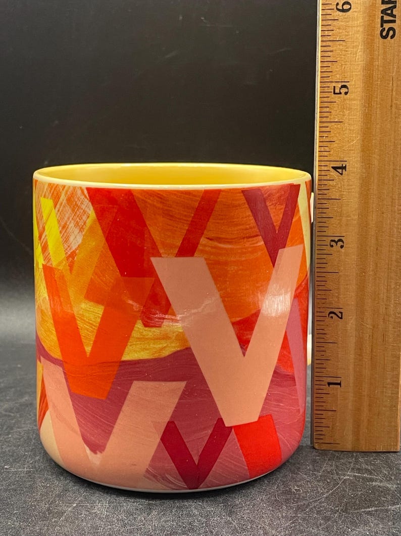 Love Mug by Anthropologie "V" Style Large Coffee/Mug/ Tea bild 8