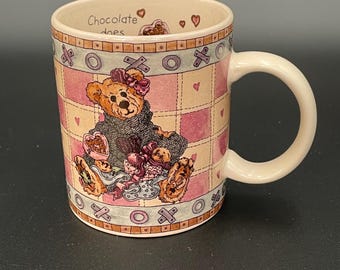 Boyd's Collection Ltd. Bailey..Heart's Desire Love Conquers All!  Free Hugs!!  Vintage Coffee Mug