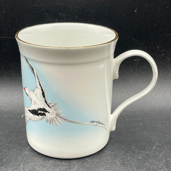 Crown Trent Bermuda Longtail Rare Fine Bone China Coffee/Tea Mug