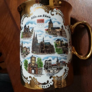 Kleibler Bavaria 22k gold made in Germany Coffee Cup