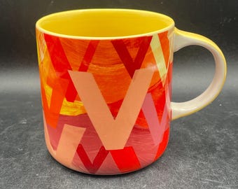 Love Mug by Anthropologie "V" Style Large Coffee/Mug/ Tea