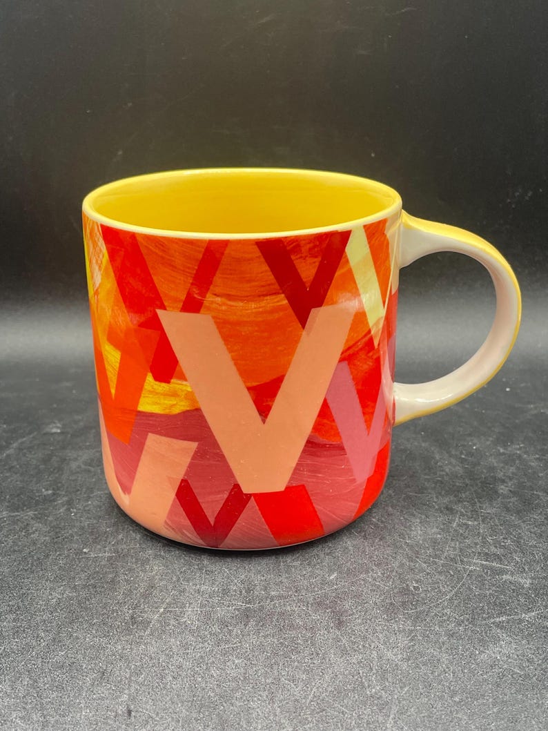Love Mug by Anthropologie "V" Style Large Coffee/Mug/ Tea bild 1
