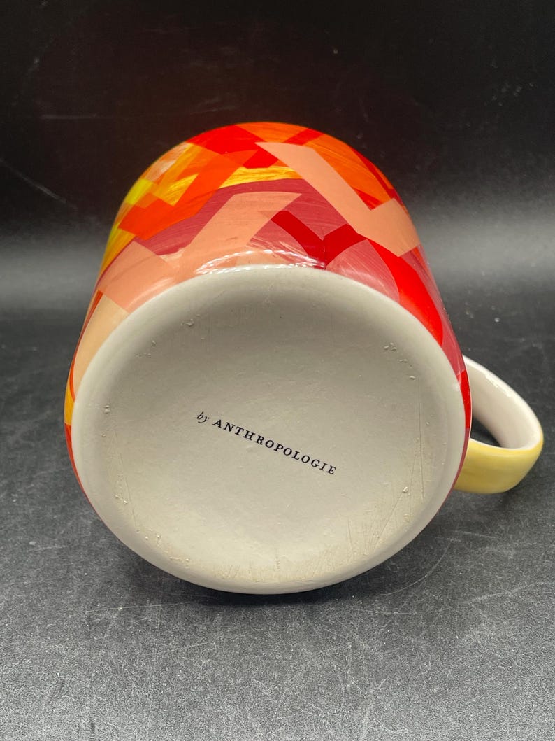Love Mug by Anthropologie "V" Style Large Coffee/Mug/ Tea bild 6
