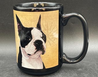 Boston Terrier Dog Ceramic Thailand Coffee/Tea Mug