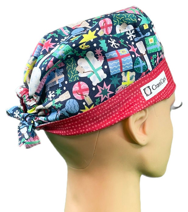Scrub Cap Shorty/euro by Cranicaps, Gangsta Wrapper With Light Pink ...