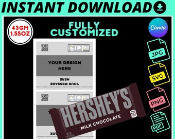 Hershey Bar Wrapper - Etsy