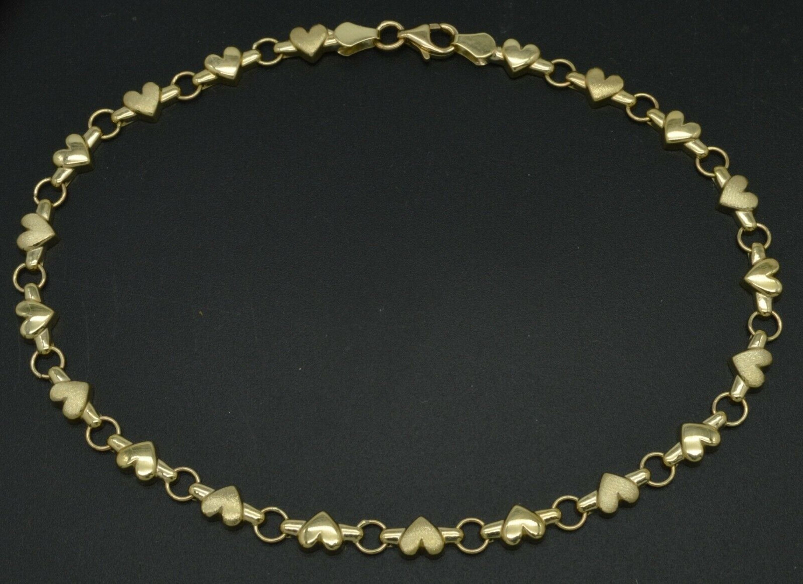 Heart link anklet deals