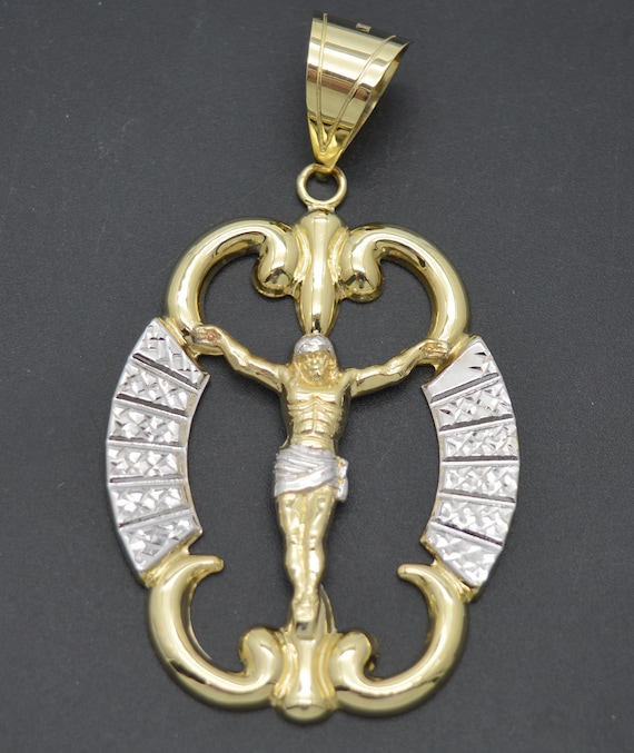 Diamantschliff Anhänger Goldum NYC – Diamantschliff Kruzifix Charm