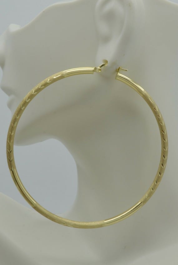 70mm 10k gold hoop earrings online