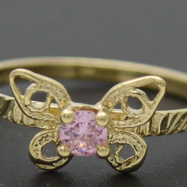Elegante Kids Butterfly Ring main image 1