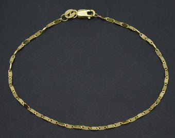 Collana Catana Oro Giallo Massiccio 1,0 Mm – Lucida, Con Moschettone, Peso 2,8 Gr - 4