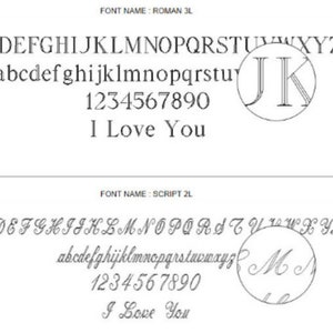 Script 2l Font REAL 10K Gold 7