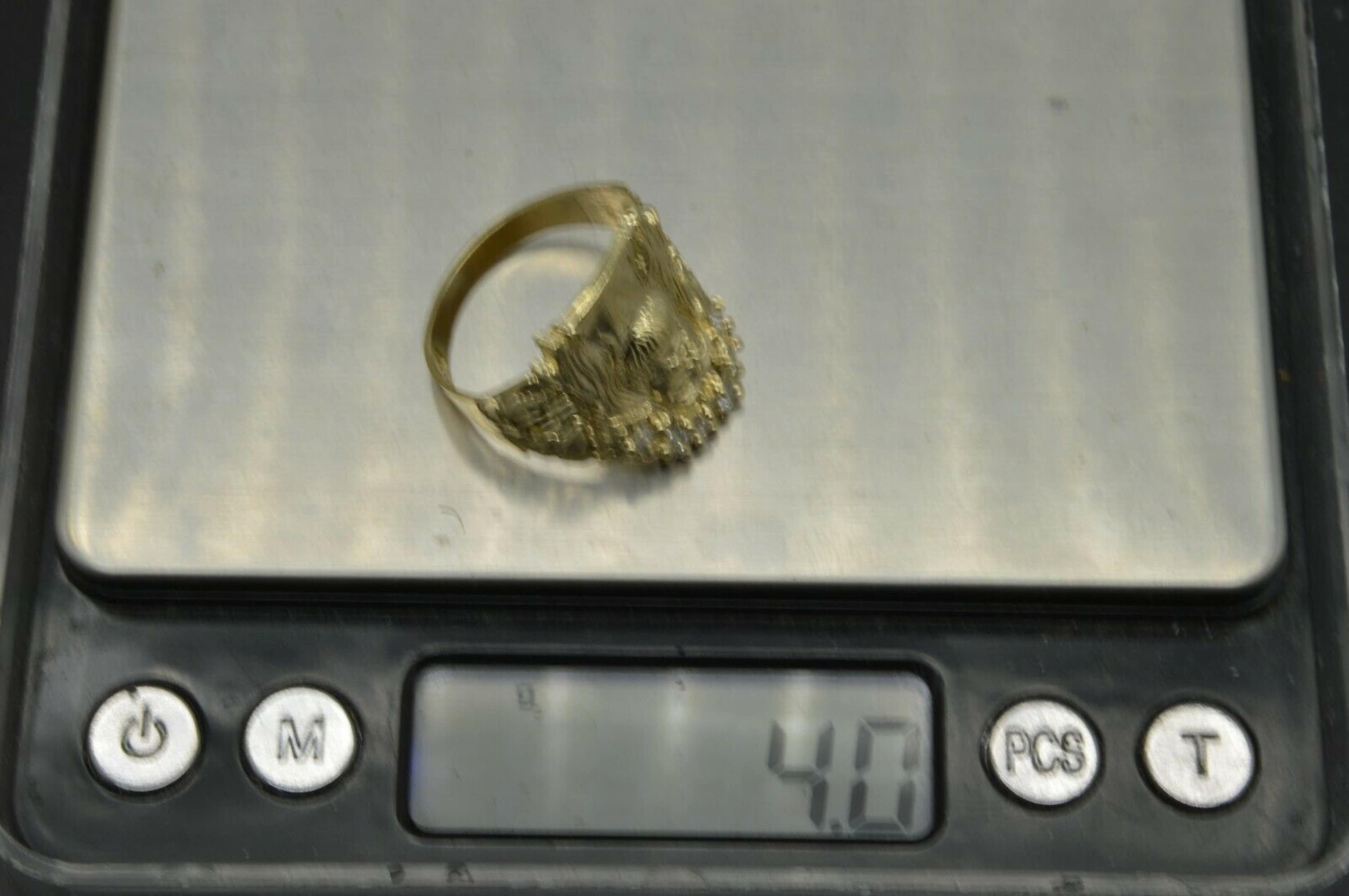 Anello Uomo In Oro Giallo 18 Kt Pieno - Foto 10