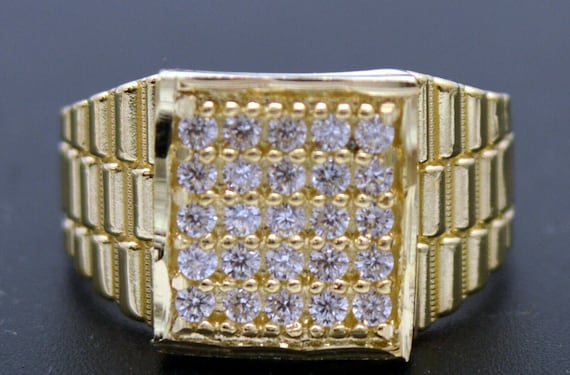 Real Solid 10K Yellow Gold Men