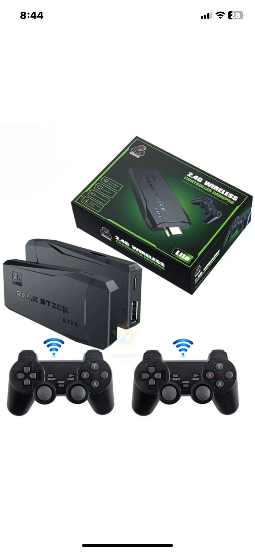 X2 Plus Retro Game Console 3D HD Output TV Game Stick 2.4G Dual Handle  Portable video Game Console For PSP PS1 N64 amiga arcade