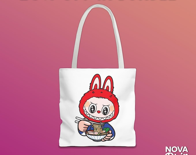 Labubu Ramen Tote Bag: Kawaii Anime Japanese Style