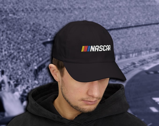 NASCAR Cap – Classic and Timeless Hat for NASCAR Enthusiasts | Vintage-Style Adjustable Cap | Race Cars & Racing Fan Gift